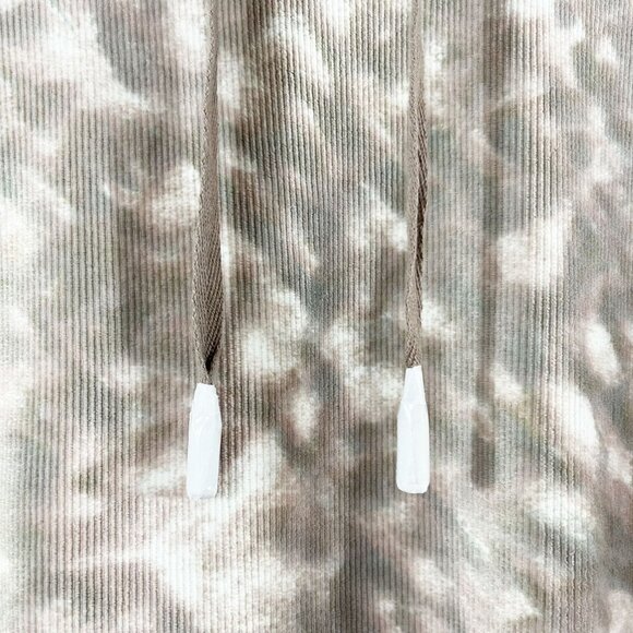 NWOT Susan Graver Weekend Velour Ribbed Hoodie Brown - Size XS - Picture 4 of 7